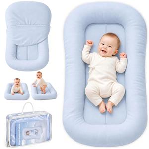 Coussin de soutien pour bébé de qualité supérieure, portable, pour les voyages, transat pour bébé, lavable, nid de sommeil pour nouveau-né, pour la maison et l'extérieur - Product Image 1
