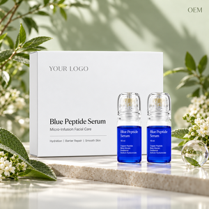 Suero para el Cuidado de la Piel con Péptidos de Cobre de Marca Privada, 10 ml, Esencia Facial para Equilibrar la Humedad, Fabricante de Cosméticos OEM ODM - Product Image 1