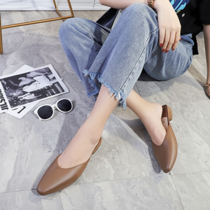 Women's Daily Comfortable Pointed Toe Bloopers <b>Mule</b> <b>Slippers</b> with Jelly Construction Easy to Wear Clogs & <b>Mules</b> - Product Image 1