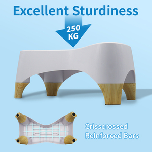 High Quality Non-Slip ABS Plastic Poop Toilet Foot <strong>Stool</strong> Step <strong>Bathroom</strong> <strong>Stool</strong> Squatting Adult Toilet <strong>Stool</strong> - Product Image 5