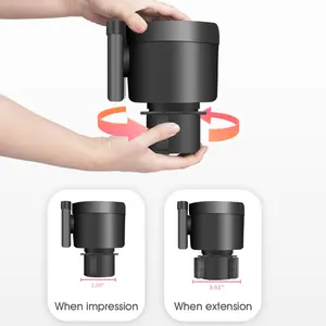 자동차 액세서리 인테리어 마시는 주최자 자동차 듀얼 컵 스탠드 조절 다기능 자동차 컵 홀더