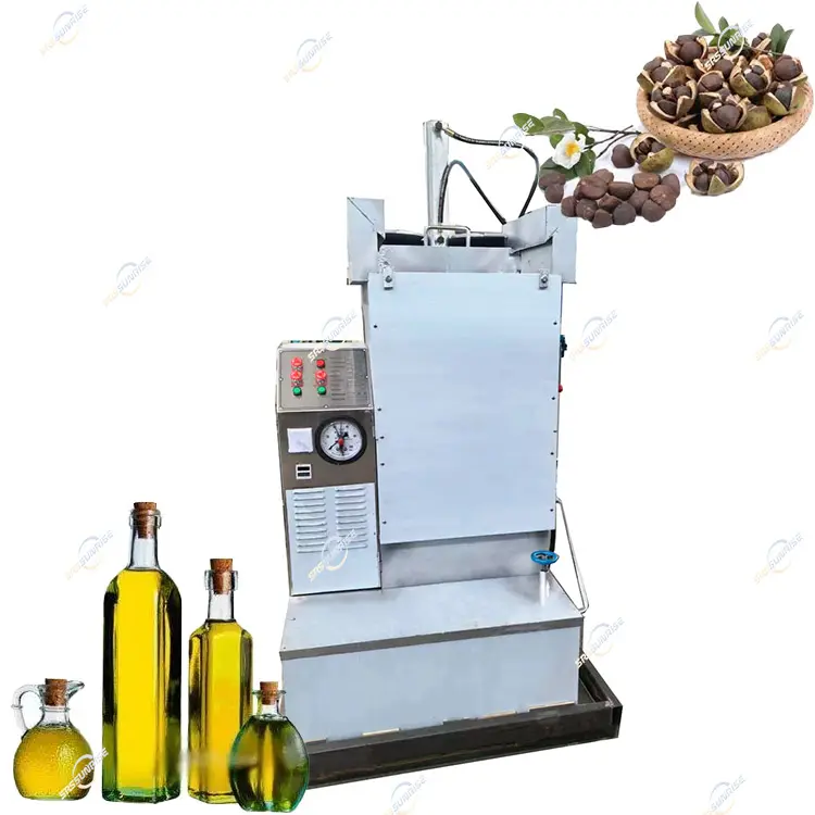 Hydraulic Cacao Bean Cocoa Oil Butter Fat Extractor Pressing Making Processing Machine