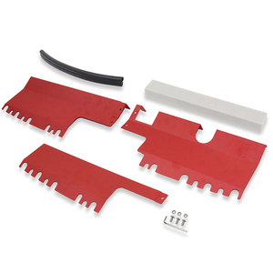 Accessoires de voiture adaptés pour Subaru WRX/WRX STi 2015-2020 Kit de couvercle de panneau de plaque de refroidissement de <span class=keywords><strong>radiateur</strong></span> en <span class=keywords><strong>aluminium</strong></span>/remplacement de carénage 1 ensemble - Product Image 1
