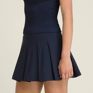 กระโปรงเทนนิสทรงเอวสูง ดีไซน์เรียบง่ายแบบลำลอง มีจีบและกระเป๋า เหมาะสำหรับออกกำลังกาย ชุดเทนนิสแบบจีบ - Product Image 2