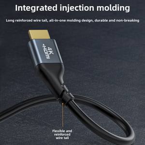 Jinghua HDTV câble haute définition 19 + 1 <span class=keywords><strong>HDMI</strong></span> 4K 60Hz 2.0 ordinateur TV projecteur câble de connexion usine en gros - Product Image 4