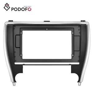 Podofo 10.1 "Dubbel Din Auto Stereo Radio Frame Auto Kozijn Head Unit Met Canbus Voor Toyota Camry 2015-2017 Usa Versie Auto