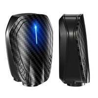 PUERXIN-proyector de luz 3D para puerta de coche, lámpara de cortesía con logotipo de puerta, HD, inalámbrica, recargable