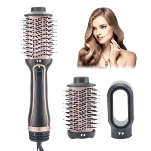 PRITECH Hot Air Brush Detachable Heads secadoras de pelo Hair Dryer Brush Volumizer 1200w One Step Hair Dryer