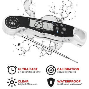 Thermomètre numérique de cuisson pour viande, lait, bonbons, grillades et barbecue, avec sonde pliable à lecture instantanée – Meilleure vente - Product Image 4