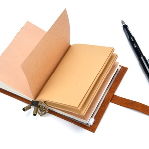 High Quality <b>A5</b> Size Hardcover Crazy Horse Leather Dairy Journal <b>Notebook</b> - Product Image 4