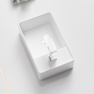 Kích Thước Nhỏ Hình Chữ Nhật Gốm Lưu Vực Cho Hộ Gia Đình Ban Công Phòng Tắm Rửa Cho Căn Hộ Hẹp Dài Rửa Lưu Vực Khách Sạn Nhà Giặt - Product Image 4