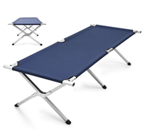Lit de camping pliant avec sac de transport pour voyager lit de tente portable facile à installer lit de camping en plein air lit de tente pour adultes