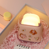 Lampe de chevet créative DIY avec autocollants, veilleuse, lampe d'ambiance, lampe de lecture rechargeable pour chambre à coucher