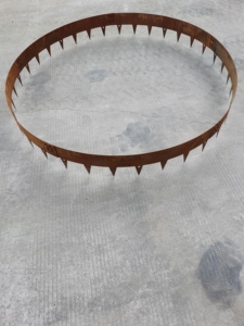 Rollo de Borde para Césped de Acero Corten con Dientes - Product Image 4