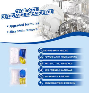 OEM Private Label eco-friendly 3-in-1 ad alta concentrazione di <span class=keywords><strong>Gel</strong></span> per lavastoviglie baccelli monouso detersivi da cucina stoviglie - Product Image 6