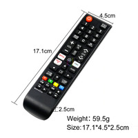 Control Remoto Versión en Inglés BN59-01315B para Televisor LCD Samsung, Control Remoto IR Programable