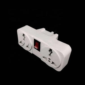 İngiltere 250V 10A soket adaptörü taşınabilir 2 yollu uzatma güç dönüştürücü ile anahtarı K1AE - Product Image 3
