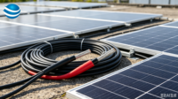 Câble photovoltaïque en cuivre étamé de haute qualité PV1-F Conforme à la norme IEC 62930 1,8 kV CC 25 mm Double isolation sans halogène à faible émission de fumée XLPO