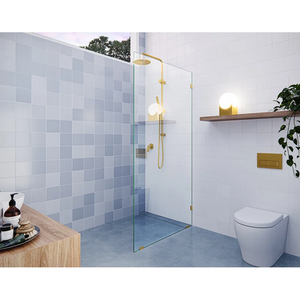 <span class=keywords><strong>Mampara</strong></span> de <span class=keywords><strong>Ducha</strong></span> Personalizada <span class=keywords><strong>para</strong></span> Cuarto de Baño, Fácil de Instalar, sin Marco, Ahorra Espacio, Panel Único - Product Image 5