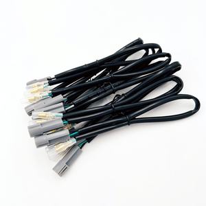 Kit de clignotants LED personnalisés pour <span class=keywords><strong>moto</strong></span>, phare, accessoires d'éclairage universels, <span class=keywords><strong>faisceau</strong></span> de câblage pour Yamaha FZ07 FZ07 MT07 PVC PTFE - Product Image 1