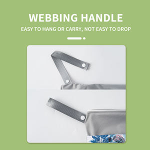 <span class=keywords><strong>Maillot</strong></span> de <span class=keywords><strong>bain</strong></span> personnalisé à double poche Sac de plage séparé humide et sec Sac de rangement de voyage pour couches en polyester imperméable à l'eau - Product Image 3