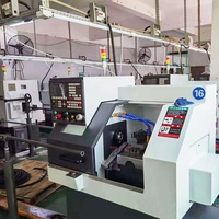 Tour à métaux CNC de précision miniature de type gang à lit plat de fabrication chinoise à vendre