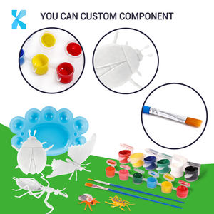 Kits de peinture sur tige, bricolage, boite de 10 pièces, modèle éducatif, personnalisé, kits d'artisanat, art et dessin, jouets pour <span class=keywords><strong>papillon</strong></span> - Product Image 3