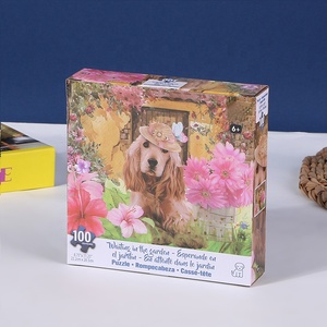 Jouets éducatifs pour enfants de haute qualité jeu de <span class=keywords><strong>Puzzle</strong></span> en carton personnalisé 100 <span class=keywords><strong>pièces</strong></span> <span class=keywords><strong>Puzzle</strong></span> en papier pour les enfants - Product Image 4