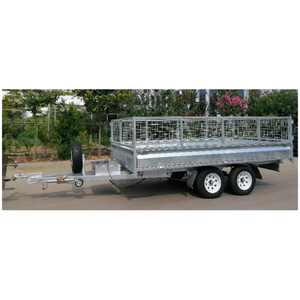 1T/1.5T/2T/3T/3.5T/4T/5T/6T/7T rimorchio galvanizzato della scatola di inclinazione del rimorchio con la gabbia - Product Image 4