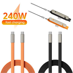 <span class=keywords><strong>C</strong></span>âble de charge rapide pliable <span class=keywords><strong>2</strong></span> en 1 240W, support de charge pour téléphone, <span class=keywords><strong>c</strong></span>âble de données Type <span class=keywords><strong>C</strong></span> avec support pour téléphone et tablette - Product Image 6