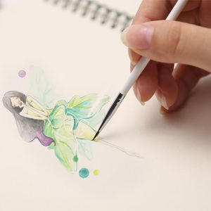 Pinceau de peinture artistique pour détails fins, pinceau professionnel en nylon pour gouache, aquarelle, peinture à l'huile - Product Image 6