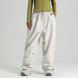 سراويل تزلج فضفاضة سراويل رياضية خارجية مضادة للماء والرياح شتوية دافئة سراويل تزلج نسائية - Product Image 4