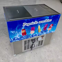 Machine à fabriquer des sucettes glacées commerciales, machine à fabriquer des bâtonnets de glace, machine à fabriquer des sucettes glacées, machine à glaces en acier inoxydable, distributeur automatique de glaces