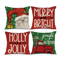 Fabrication chinoise, livraison rapide, impression numérique personnalisée, housse de coussin décorative personnalisée, coussin de Noël personnalisé
