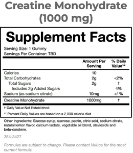 USA Made 1g Créatine Monohydrate Gummies Vente chaude Complément alimentaire avec étiquette personnalisée pour adultes - Product Image 6