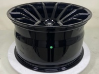 Rines HT Personalizados Forjados en Negro con Diseño Cóncavo Profundo 5X114.3 5X130 6x139.7 para Camionetas Todoterreno, Rines de 15-28 Pulgadas para Jeep, Ford, GMC, SUV