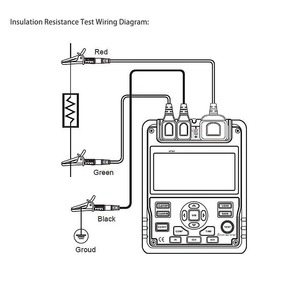 Megóhmetro de Rango Automático UNI-T UT512 1000V 10Gohm, Medidor Digital de Resistencia de Aislamiento, Índice de Polarización, Relación de Absorción - Product Image 5