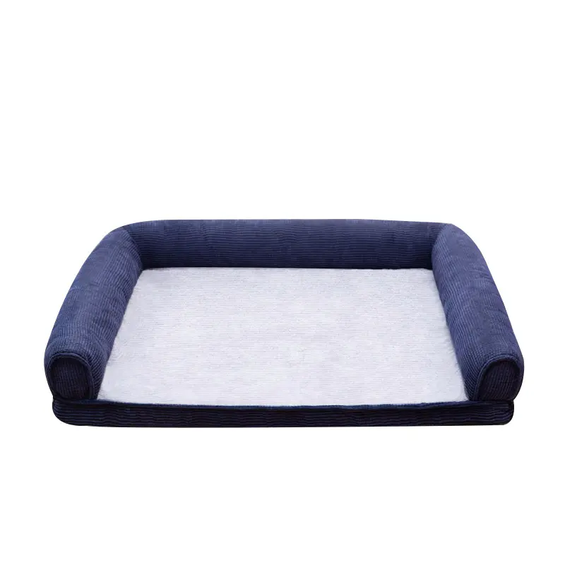 Wholesale U-Shaped Large Dog Beds for Large Dogs Soft Support Protect Joints Memory Foam Washable Orthopedic Dog Bed
