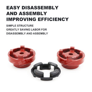 Высококачественная гибкая муфта NM-97 NM-112 NM-128 NM, оранжево-черная, бренд HAOGONG, конструкция типа «крюк/паук», гарантия 1 год - Product Image 4