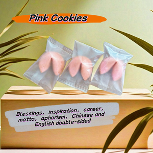 亚洲小吃热销财富饼干与不同的乐趣有意义的文字异国小吃定制甜饼干 - Product Image 5