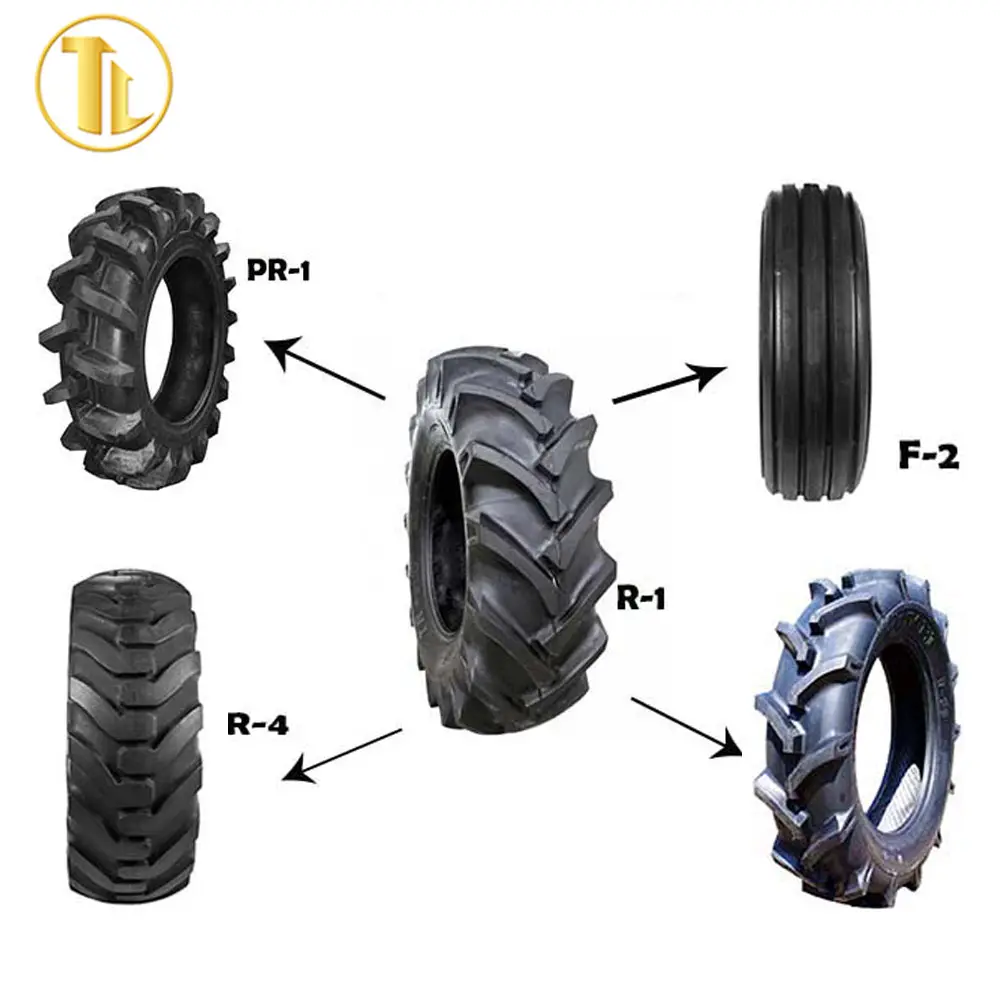 16.9-24 12.5/80-18 R4 tractor tire China factory high quality backhoe agricultural tires