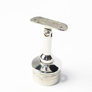 Eccellenti staffe da parete in acciaio inossidabile staffa di supporto per corrimano regolabile quadrata rotonda per staffe per corrimano per scale - Product Image 3