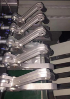Máquina Automática de Alta Velocidad para Fabricación de Bolsas con Sellado Térmico y Corte en Frío para PE, HDPE y LDPE