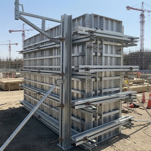 Coffrage en aluminium haute performance et haute rigidité pour la construction de fondations de maisons, murs et structures de noyau en béton - Product Image 5