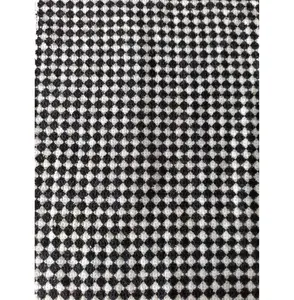 New Design Tweed Fabric Wool Nylon Polyester Heavyweight Viscose Elastane Yarn Dyed Fabric For Coats