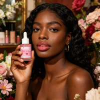 Sérum pour les lèvres rose naturel, atténue la pigmentation foncée des lèvres, lèvres douces et pulpeuses, étiquette privée, vente en gros