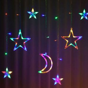 Luces de Ramadán Eid Mubarak, Mini Libreta de Direcciones, IP65, Alimentación CA, LED Epistar, Decoración Navideña, Luz de Estrella y Luna Centelleante, PVC, 100 Unidades - Product Image 3