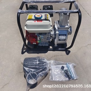 Gasoline Water Pump WP30 60L Min 30M Head Aluminum Body Self Priming For Construction - Product Image 4