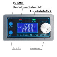 Alimentation électrique stabilisée à tension réglable CNC 4KX programmable avec écran couleur pour la charge solaire DIY
