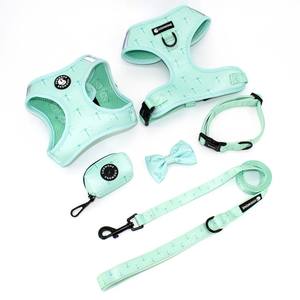Personalisasi Set <span class=keywords><strong>Harness</strong></span> anjing terbaik, <span class=keywords><strong>Harness</strong></span> mewah untuk tali anjing, Set tas kotoran, aksesori anjing 2023 - Product Image 2